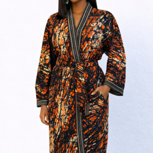 Dorothy Long Kimono – Ember Noir Edition