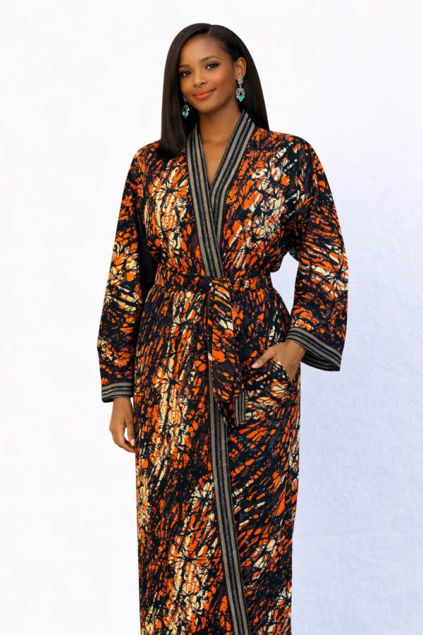 Dorothy Long Kimono – Ember Noir Edition