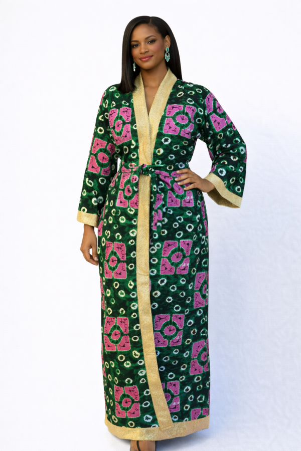 Dorothy Long Kimono – Emerald Luxe Edition