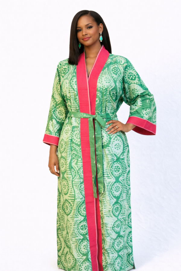 Dorothy Long Kimono – Garden Lattice Edition