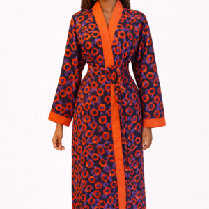 Dorothy Long Kimono – Indigo Flame Edition