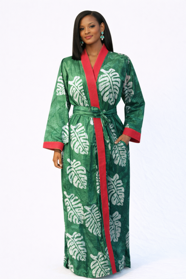 Dorothy Long Kimono – Verdant Leaf Edition