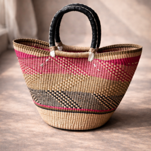 Ghanaian Handwoven Market Tote