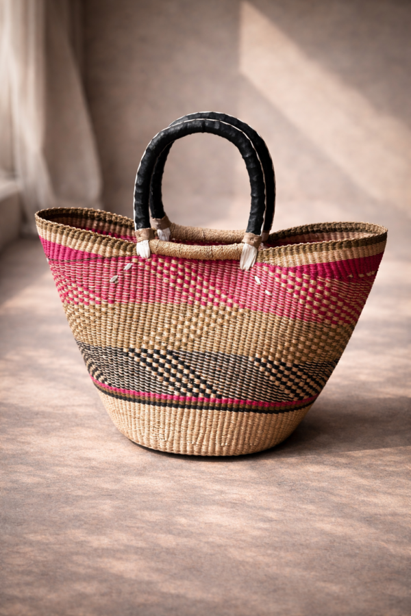 Ghanaian Handwoven Market Tote