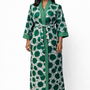 Dorothy Long Kimono — Emerald Radiance (Luxe Edition)