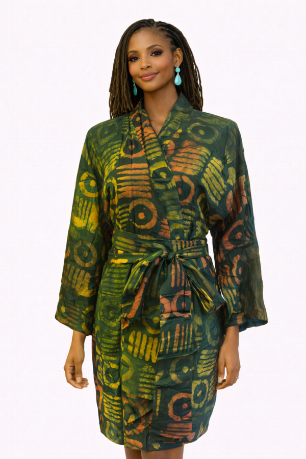 The Lurabelle Kimono — Forest Geometry Edition