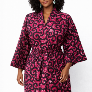 The Lurabelle Kimono — Fuchsia Swirl