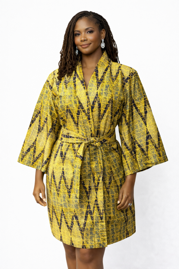 The Lurabelle Kimono — Golden Zigzag Edition