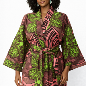 The Lurabelle Kimono — Verdant Eye Stripe