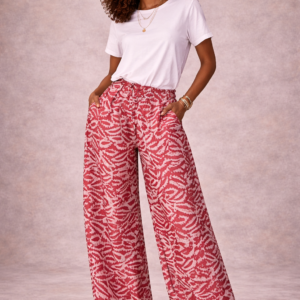 Adire Wide-Leg Pants – Ruby Wave